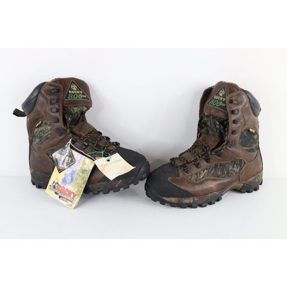 Deadstock Vintage Y2K Rocky Mens 10.5 W 800 Thinsulate Goretex Camouflage Boots main image 15